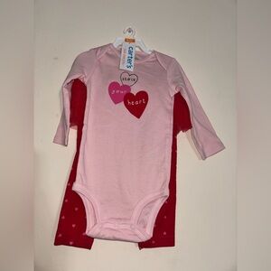 Carters Baby Girl Valentines Day
Heart Tutu 2pc Set Size 9 Months